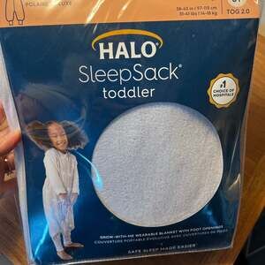Halo SleepSack Toddler Luxe Fleece Wearable Blanket 3T Tog 2.0
